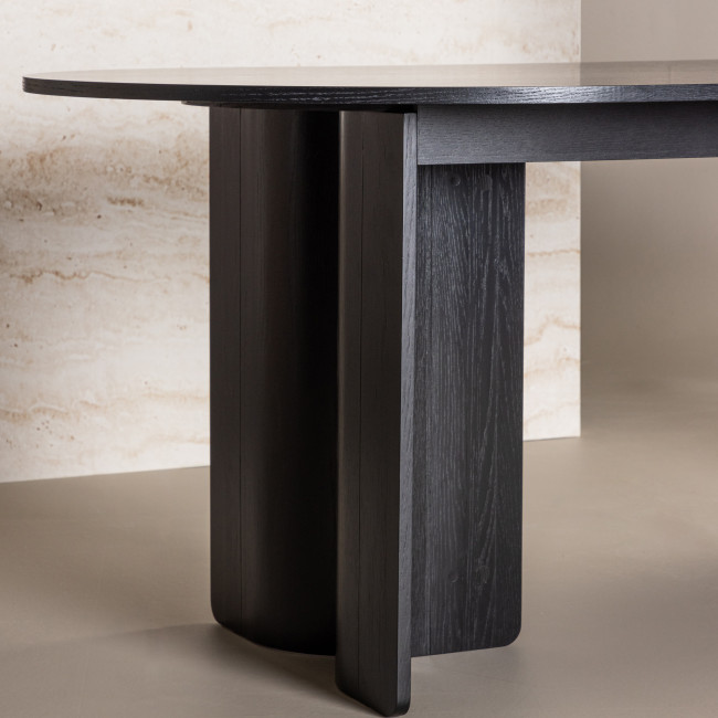 Tyreso - Table à manger 10 personnes ovale en bois