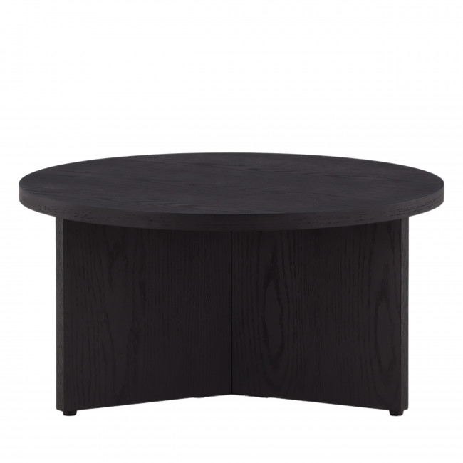 Salto - Table basse ronde en bois ø85cm