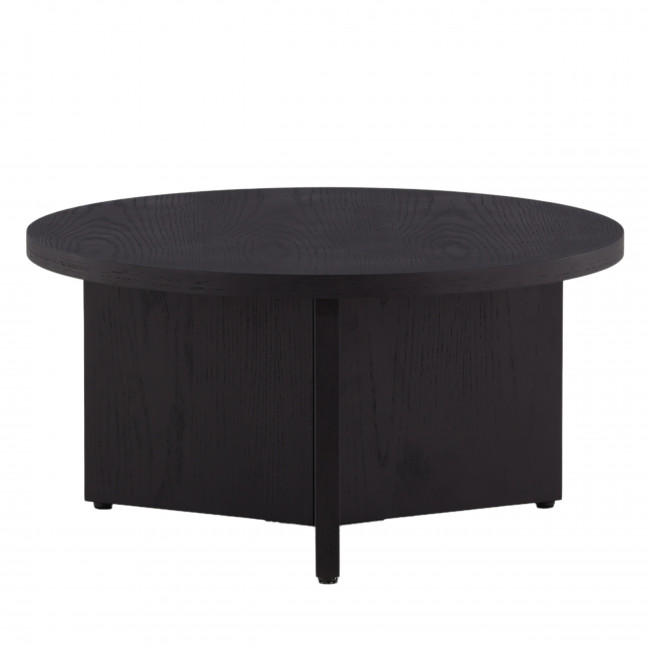 Salto - Table basse ronde en bois ø85cm
