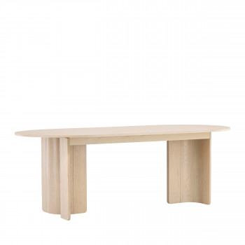 Tyreso - Table à manger 10 personnes ovale en bois