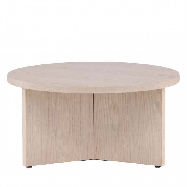 Salto - Table basse ronde en bois ø85cm