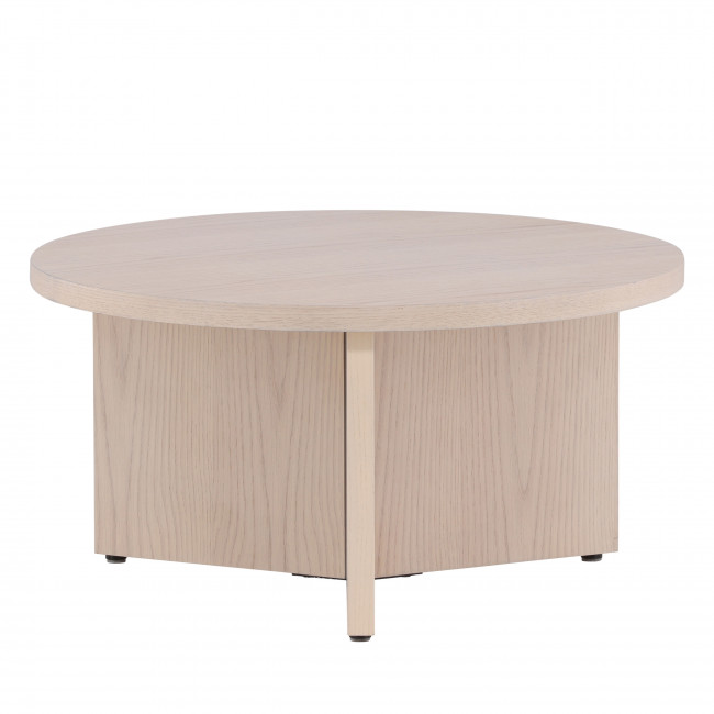 Salto - Table basse ronde en bois ø85cm