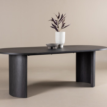 Grundsund - Table à manger 10 personnes ovale en bois