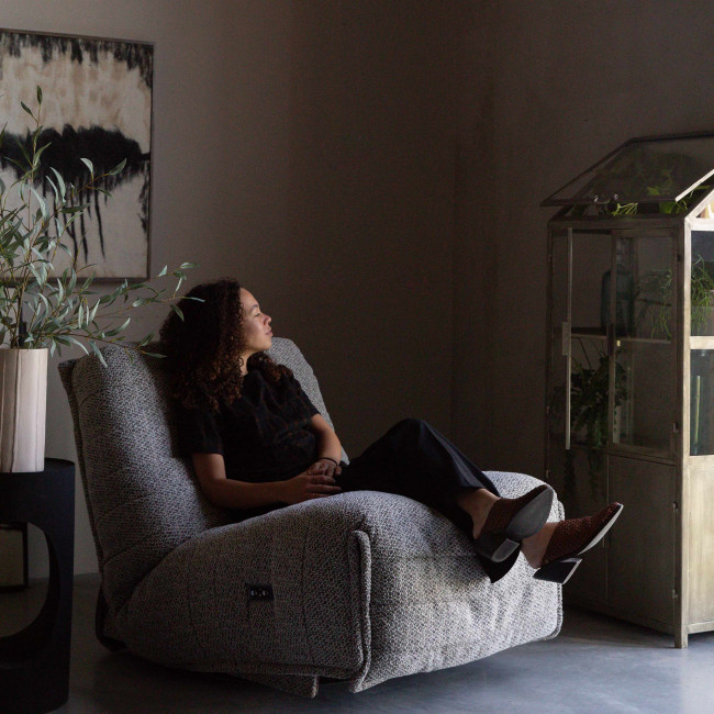 Hamilton - Fauteuil relax inclinable en tissu 