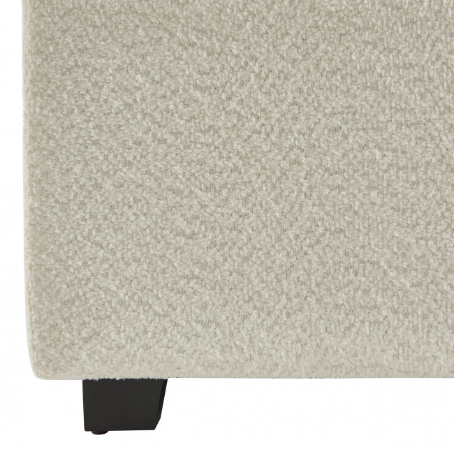 Merle - Lit coffre en tissu bouclette 180x200cm