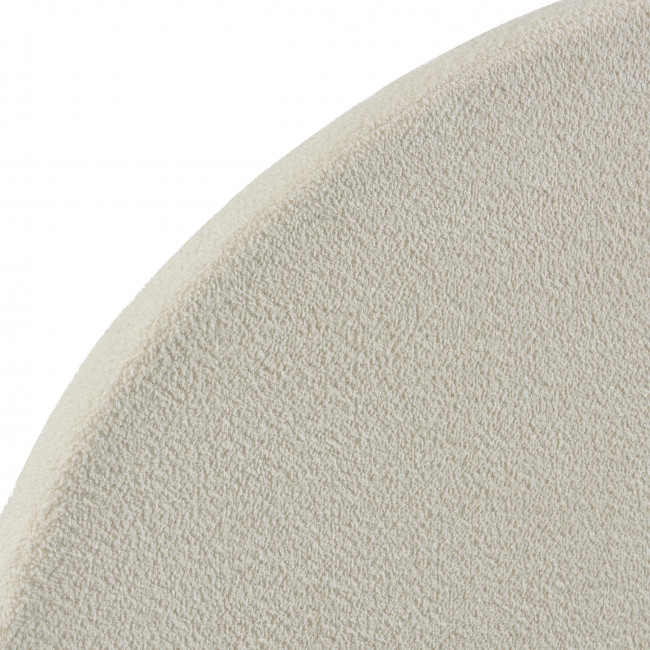 Merle - Lit coffre en tissu bouclette 180x200cm