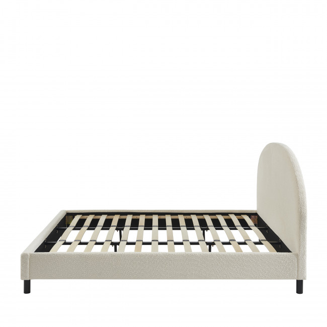 Merle - Lit en tissu bouclette 180x200cm