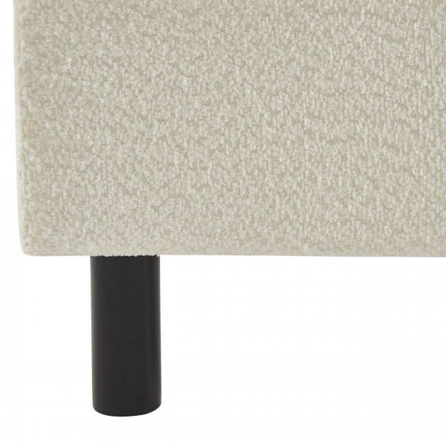 Merle - Lit en tissu bouclette 180x200cm