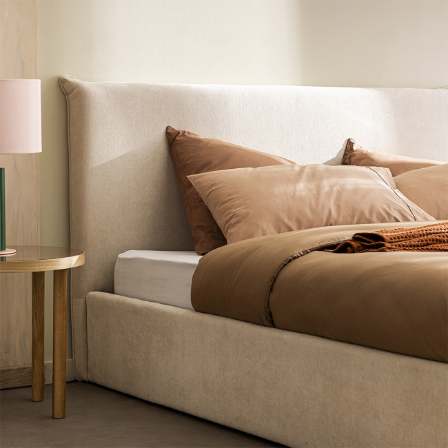 Mac Beth - Lit coffre en tissu 140x190cm