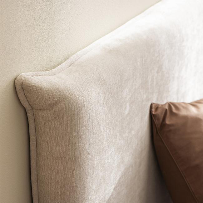 Mac Beth - Lit coffre en tissu 140x190cm