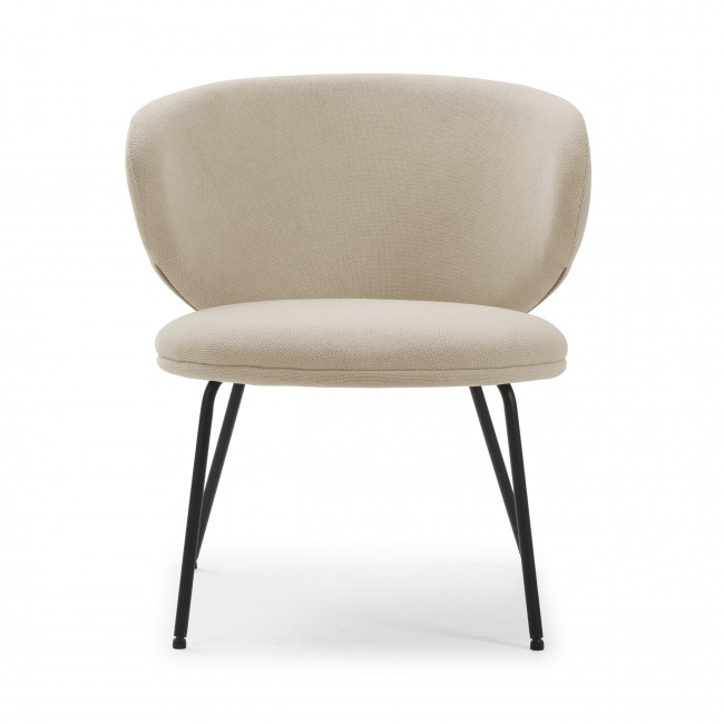 Havel - Fauteuil en tissu et métal