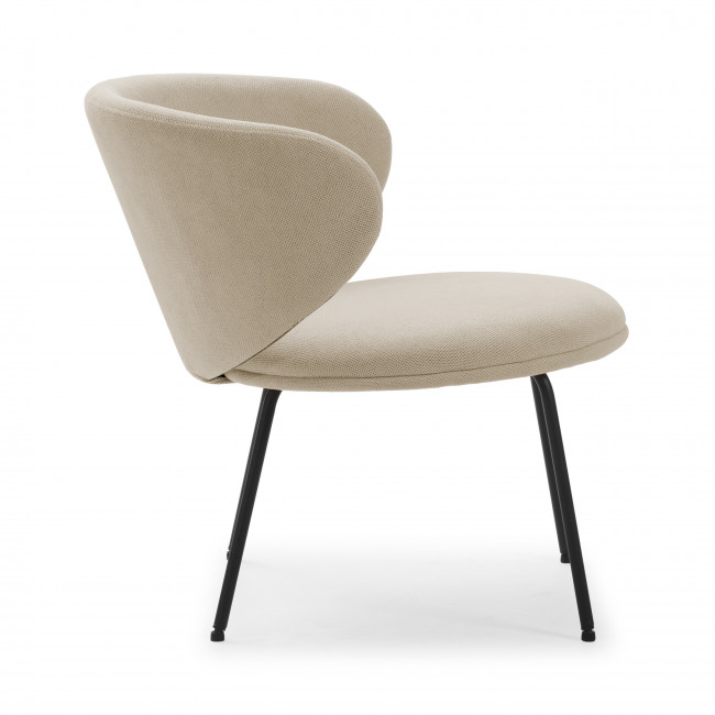 Havel - Fauteuil en tissu et métal