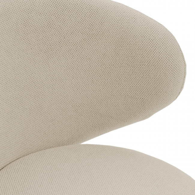 Havel - Fauteuil en tissu et métal