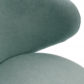 Havel - Fauteuil en tissu et métal