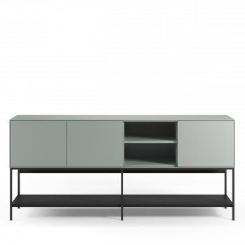 Noxa - Buffet 3 portes en bois et métal L180cm