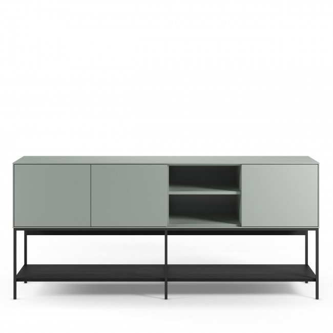 Noxa - Buffet 3 portes en bois et métal L180cm