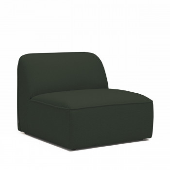 Noor - Chauffeuse pour canapé modulable en tissu bouclette