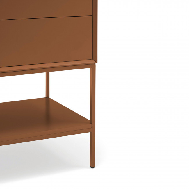 Platt - Meuble TV 2 portes en bois et métal L175cm