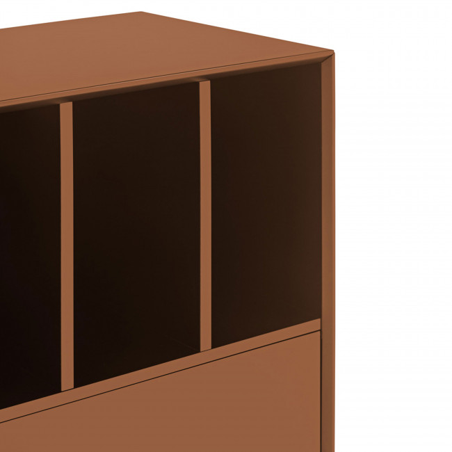 Platt - Buffet 2 portes en bois et métal L166 cm