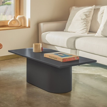 Totem - Table basse en bois et métal