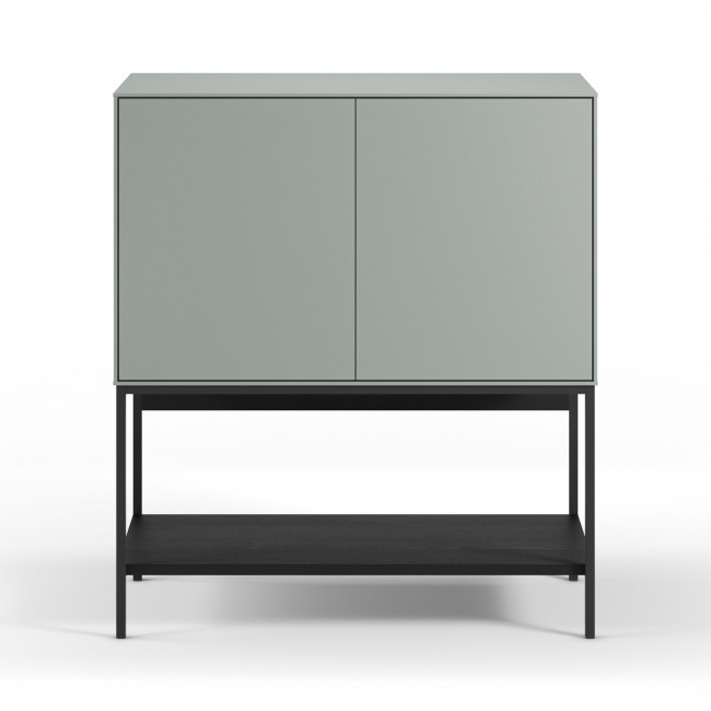 Noxa - Buffet 2 portes en bois et métal L80cm