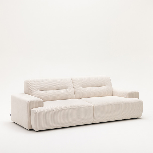 Stune - Canapé 4 places en velours côtelé