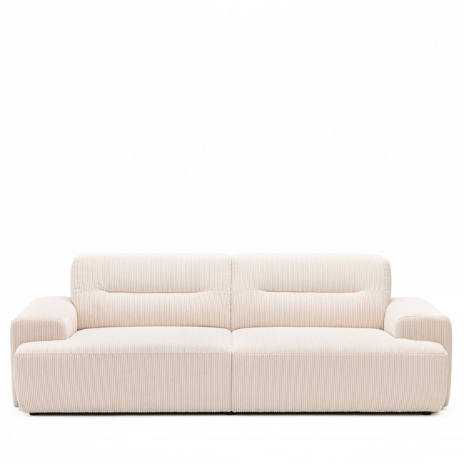 Stune - Canapé 4 places en velours côtelé
