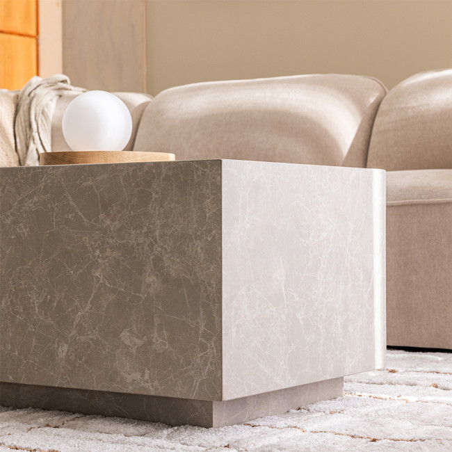 Lipani - Table basse effet marbre