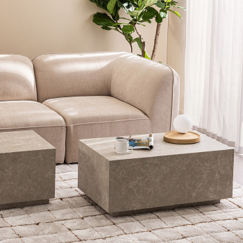 Lipani - Table basse effet marbre