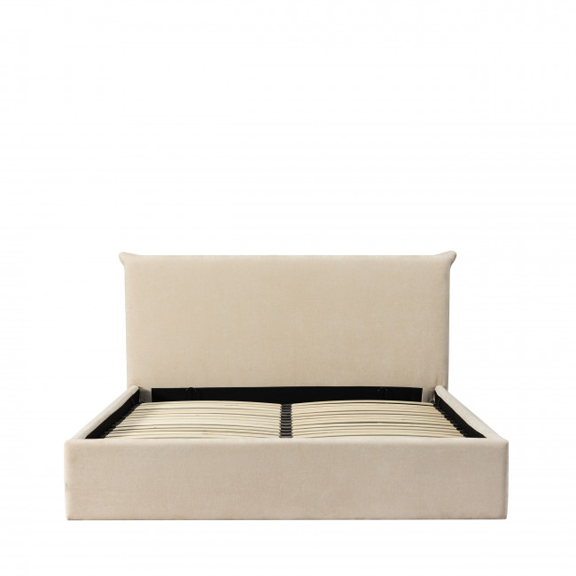 Mac Beth - Lit coffre en tissu 140x190cm