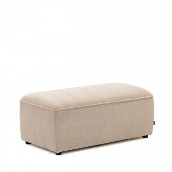 Noor - Pouf pour canapé modulable en tissu