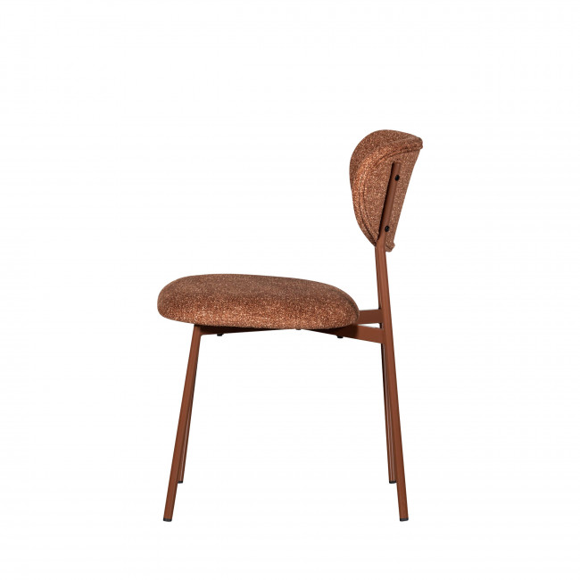 Valor - Lot de 2 chaises en tissu et métal