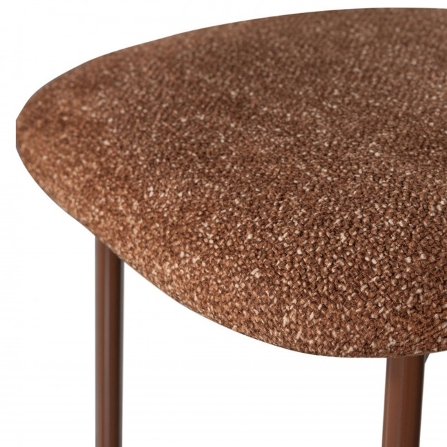 Valor - Lot de 2 chaises en tissu et métal