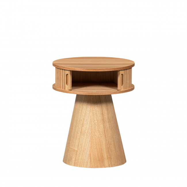 Karri - Table de chevet 2 portes en bois