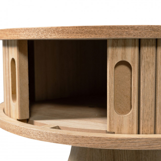 Karri - Table de chevet 2 portes en bois