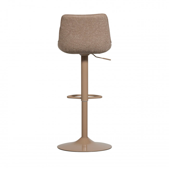 Marten - Tabouret de bar en tissu et métal H65cm