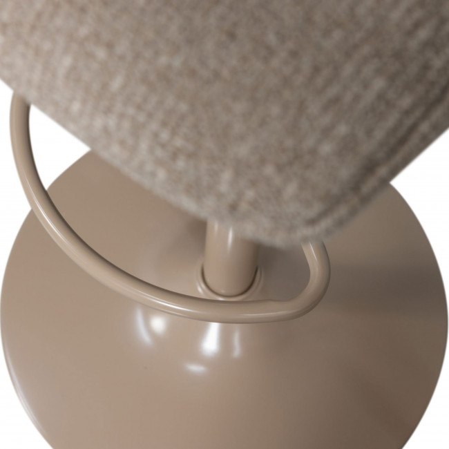 Marten - Tabouret de bar en tissu et métal H65cm