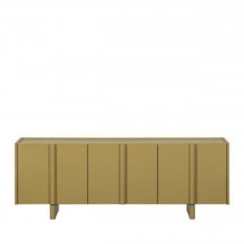 Basu - Meuble TV 3 portes en bois L152cm