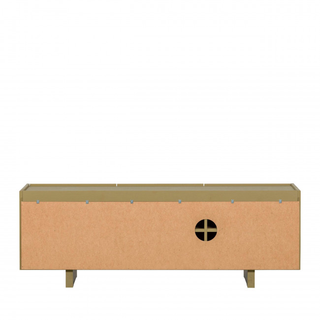 Basu - Meuble TV 3 portes en bois L152cm