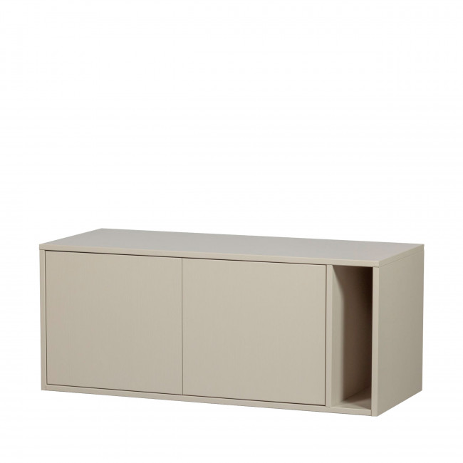 Settle down - Meuble TV 2 portes en bois L108cm