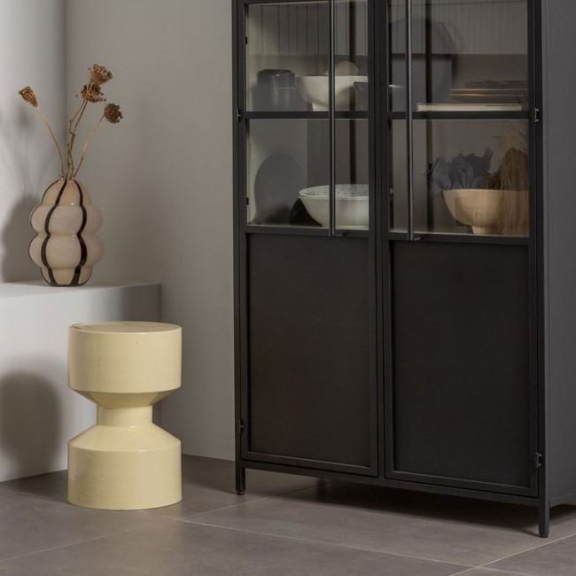 Hidde - Table d'appoint ronde en métal ø30 cm