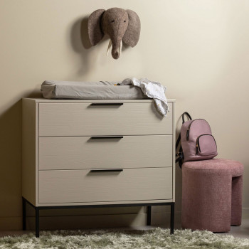 Adam - Commode 3 tiroirs en bois