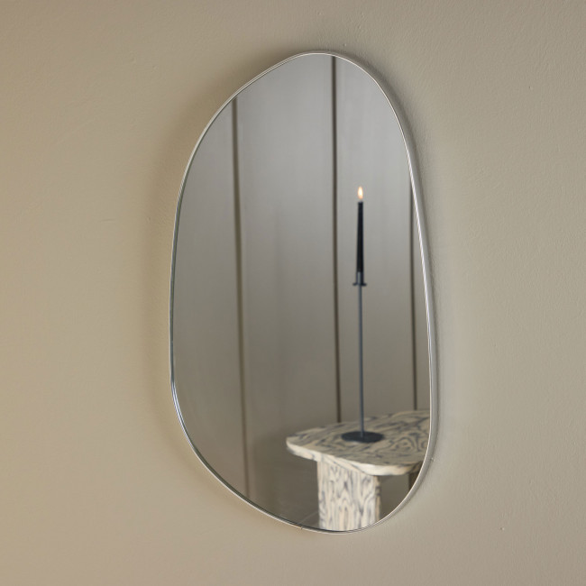 Askersund - Miroir organique en aluminium 65x40cm