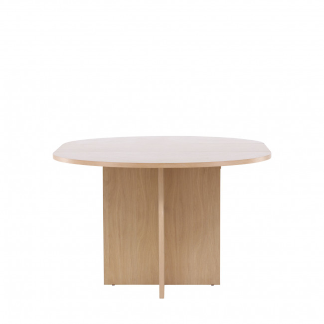 Strada - Table à manger extensible 6 à 8 personnes en bois 120-170x120cm
