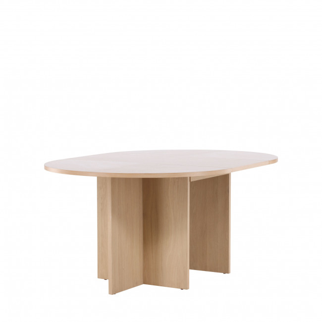 Strada - Table à manger extensible 6 à 8 personnes en bois 120-170x120cm