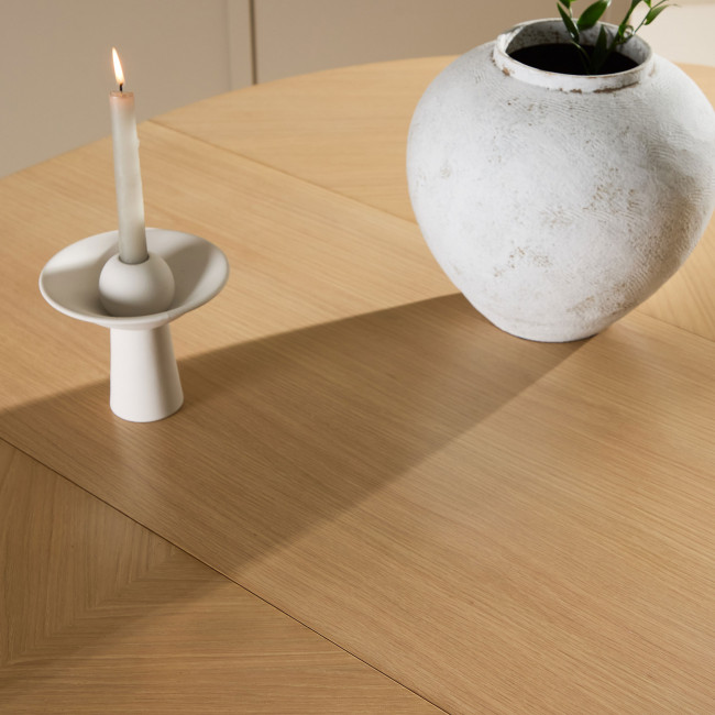 Strada - Table à manger extensible 6 à 8 personnes en bois 120-170x120cm