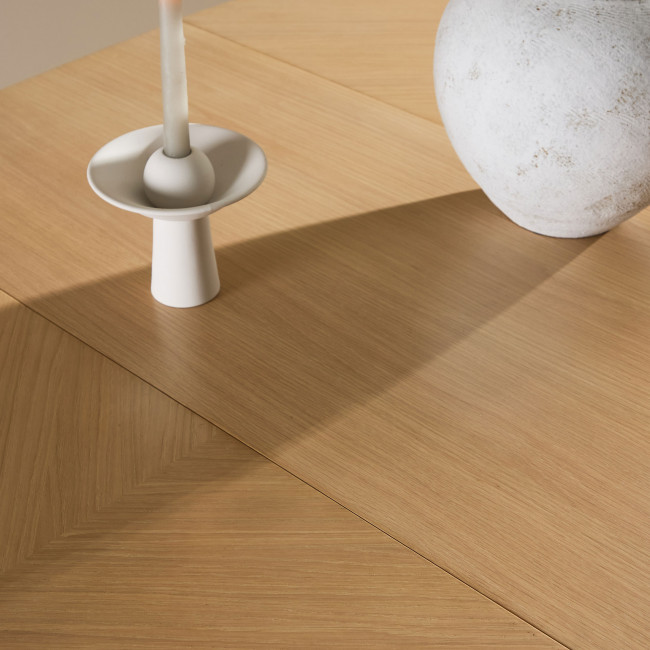 Strada - Table à manger extensible 6 à 8 personnes en bois 120-170x120cm