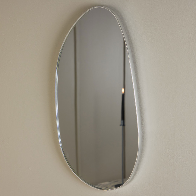 Borgholm - Miroir organique en aluminium 30x55cm
