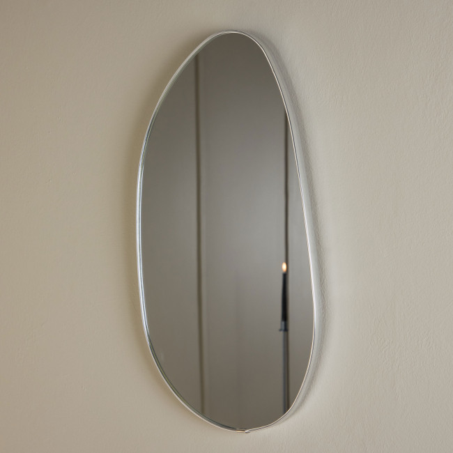 Borgholm - Miroir organique en aluminium 30x55cm