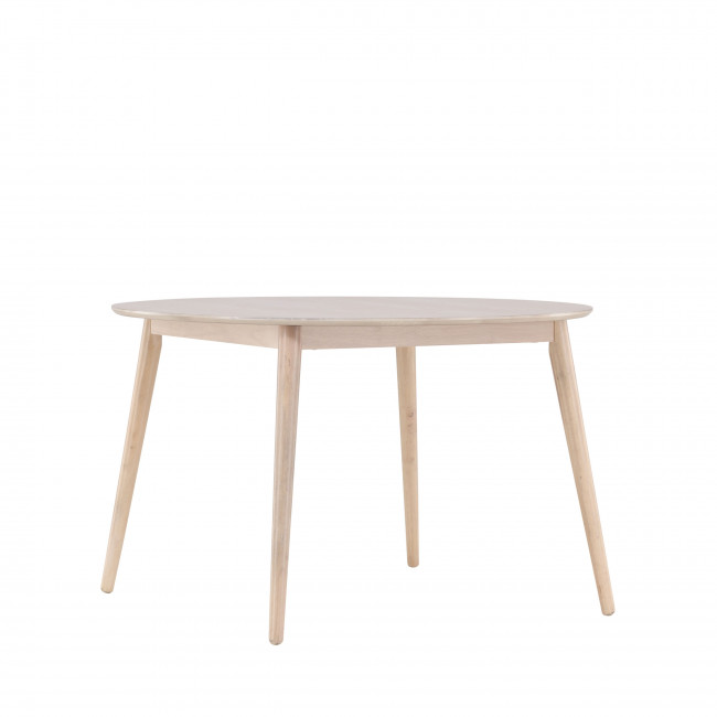 Flora - Table à manger 4 personnes ronde en bois